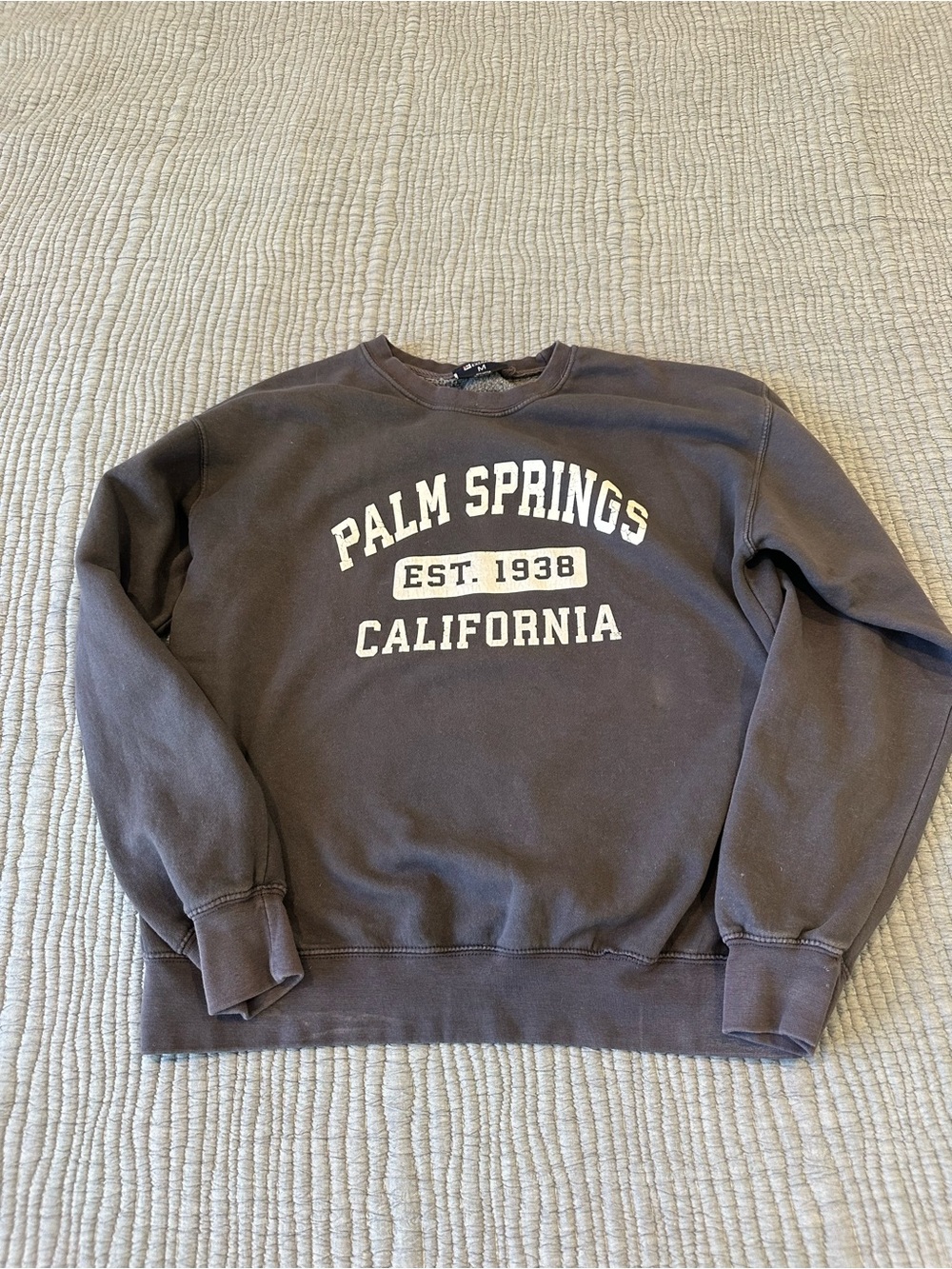 Freeway Brown Palm Springs California Crewneck Sweatshirt